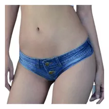 Shorts Jeans Triângulo Feminino