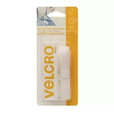 Velcro Brand Cinta Flexible Y Suave Cinta Para Tejer Blanco