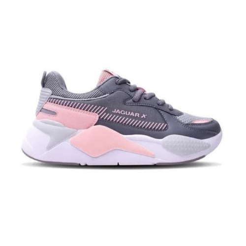 Zapatillas Para Mujer Jaguar 4315 Color Gris - Adulto 36 Ar