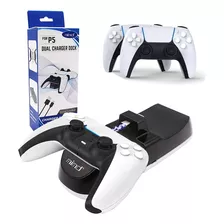 Cargador Dual Para Controlador Ps5 Base De Carga Indicador