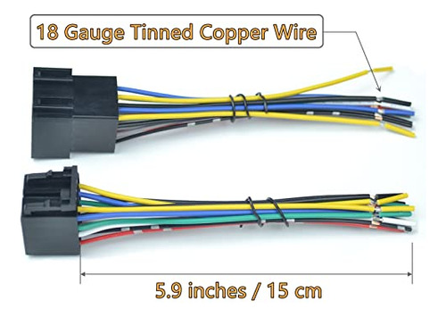 Adaptador De Arns De Cable Iso Para Radio Macho Y Hembra De Foto 4