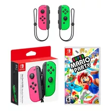 Mario Party + Joy Con Neon Rosa & Verde Nintendo Switch