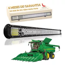 Farol Barra De Led 432w 80cm Trator Maquina Muito + Forte 