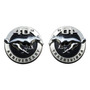 Mustang Emblemas Laterales Metlicos, Caballos 2 Piezas