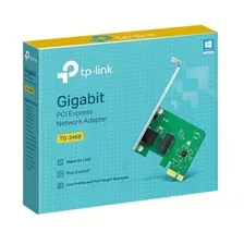 Placa Rede Gigabit 10/100/1000 Pci Express Tp-link Tg-3468 