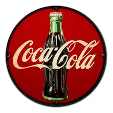 #95 - Cuadro Decorativo Vintage 30 Cm / Coca Cola Cartel 