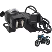 Cargador Usb Doble Impermeable Motos Top Cartagena 