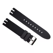 Pulseira Silicone Swatch Yts Ytg Preto Yts400