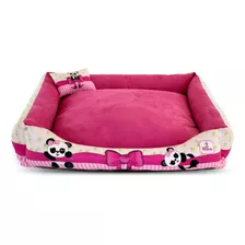 Cama Cachorro Grande Porte Gg 100x100cm Lavável Com Zíper