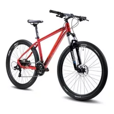 Bicicleta De Montaña Alubike Sierra 24vel R29 + Regalos Color Rojo Tamaño Del Cuadro M