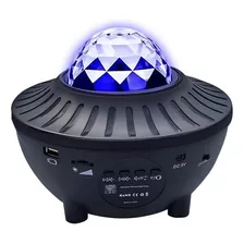 Luminária Luzes Bluetooth Gira Projetor Estrelas Galaxia E59