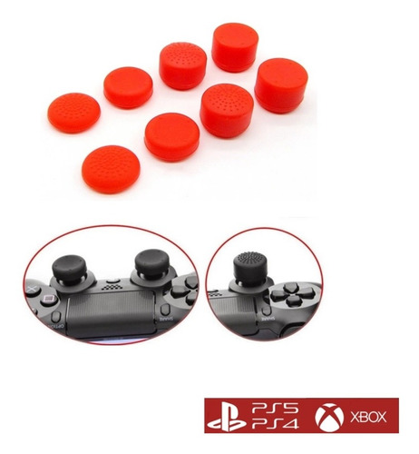 8 Grip Controle Kontrol Freek Extensor Ps3 Ps4 Ps5 Xbox 360 