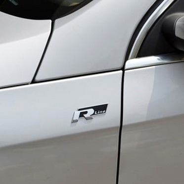 R Line Emblema Vw Toyota Mercedes Audi Salp. Cajuela Puerta Foto 2