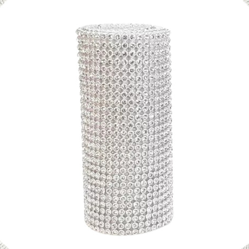 Manta De Strass Alto Brilho 40 Fileiras X 45cm - Escolha