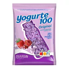 Bala Mastigável Yogurte100 Frutas Vermelhas 600g - Dori