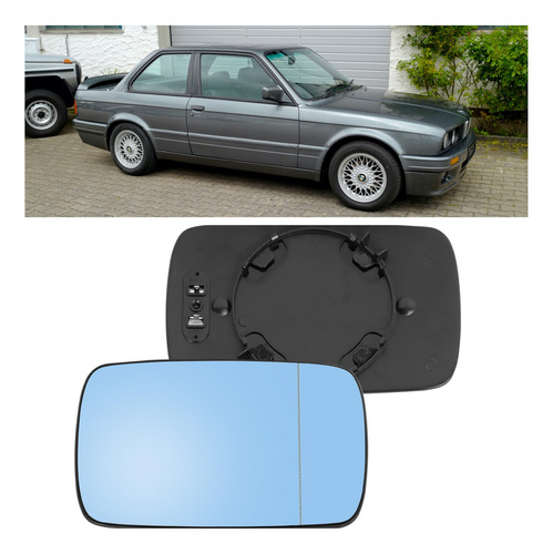 Luna Espejo Azul Der Compatible Bmw 2p  Serie3 E30 1982-1992 Foto 2