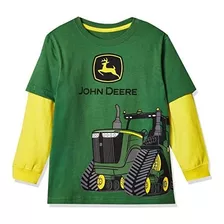 Camiseta John Deere Boys 2 For Verde/amarelo 78 Years Us