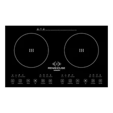 Estufa De Induccion 2 Puestos 1000w Control Tactil 9 Niveles