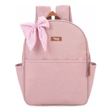 Bolsa Mochila Maternidade Bebê Mescla Rosa - Hug