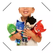 Kit Pj Masks 4 Bonecos De Pelucia 23cm - Original