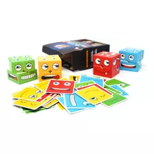  Cuber Brasil Face Cube 2 Cubos Mágicos Personalizados + Baralho 60 Cartas Cor Da Estrutura Colorido