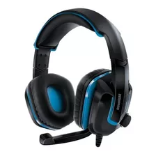 Audifonos Gamer Microfono Para Ps4 Negro Azul