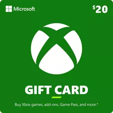 Xbox Live Gift Card $20 - Microsoft Points 20 Dolares Us !