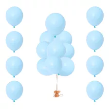 Balão Bexiga Candy Colors Azul - Tom Pastel - 50 Und - N° 9