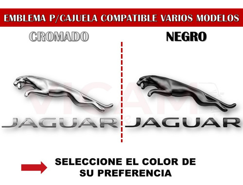 Emblema Para Cajuela Jaguar Compatible Con Varios Modelos Foto 7