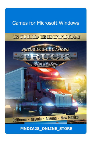 American Truck Simulator Gold Juego Para Pc En Físico