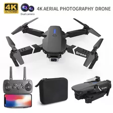 Drone E88 Pro Com Câmera E Wifi Com Case Cor Preto