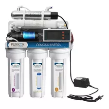 Purificador Osmosis 7 Etapas Alcalina 100 Gpd Uv Y Display