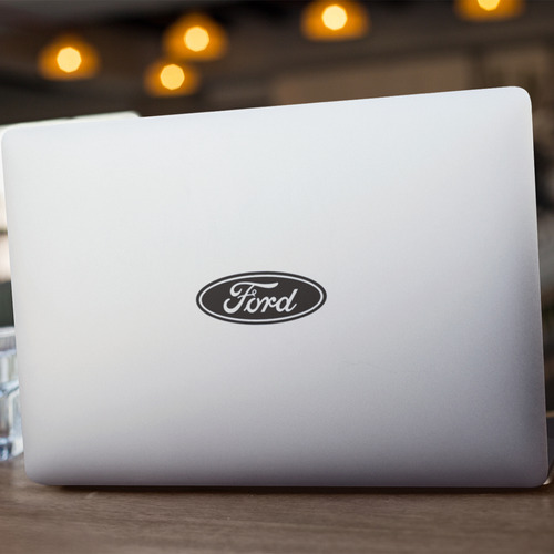 Sticker Vinil Para Laptop Vehiculo Logo Ford Foto 2