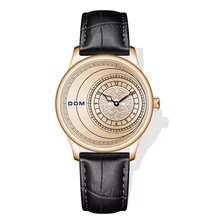 Reloj Dom Trend Fashion Simple De Lujo Para Hombre De Negoci