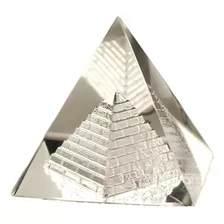 Pirâmide Orgonite Energia Cura Duplo Cristal Prisma Egípcio