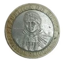 Moneda 100 Pesos Mal Acuñada Chilf 