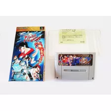 Final Fight Tough Original Repro Caixa Berço Snes S Nintendo