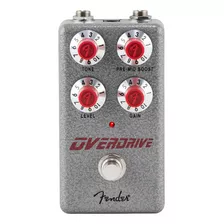 Pedal De Efeito Fender Hammertone Overdrive Cor Vermelho