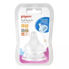 Pigeon Tetina Chupete Repuest/ Softouch Talla S (1+m) 2 Und