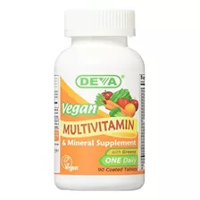 Tabletas Multivitamínicas Y Minerales Diarias De Deva Nutri