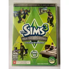 Jogo Win Mac Dvd Rom The Sims 3 (vida Em Alto Estilo)