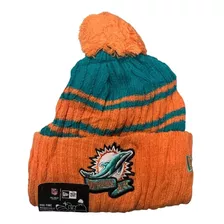 Gorro Bonette Beanie New Era Nfl Americano Delfines De Miami