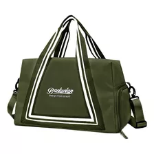 Mala Bolsa Academia Viagem Masculina Feminina Alto Padrão Cor Verde-escuro