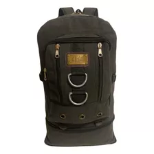 Mochila Expansível Em Lona Reforçada 50l Camping/viagem/esco