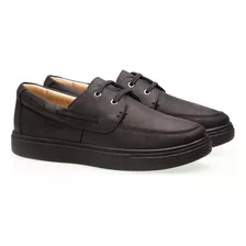 Sapatênis Doctor Shoes Couro 2195 Preto