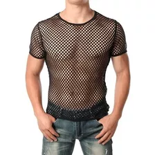 Camisa Em Tela Masculina T-shirt Adulto Transparente