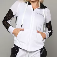 Campera Body Sculpt Dry Fit, Tul Y Puntilla - Modelo Chile