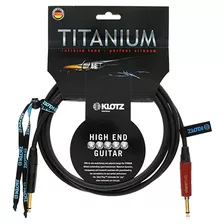 Klotz Ti-0450psp Titanio Cable De La Guitarra Con El Enchufe