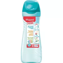 Botella De Agua Maped Picnik 580ml Con Tapa, Antiderrames