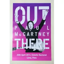 Poster Paul Mccartney Concierto Lima Beatles 